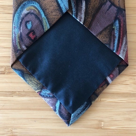 London Fog Tie In Retro Multicolored Pattern! - Picture 4 of 7